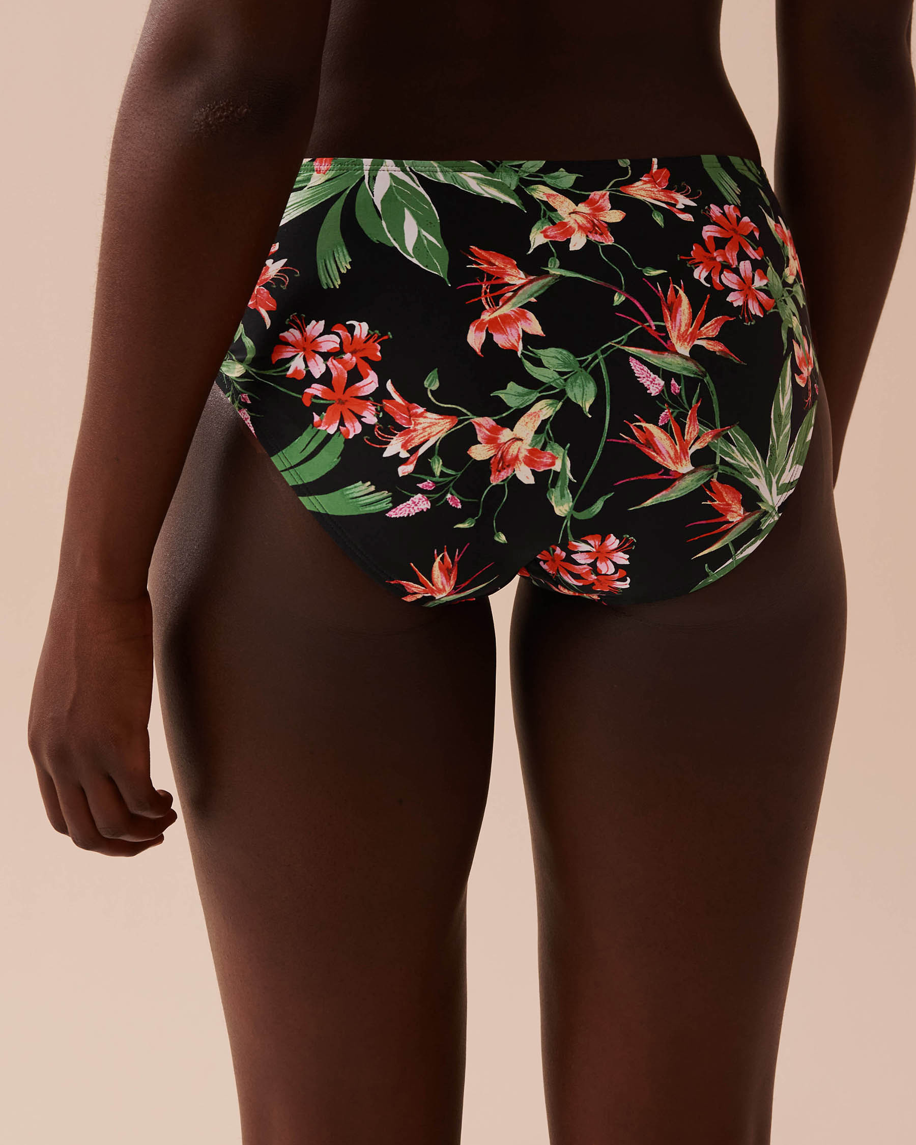LA VIE EN ROSE AQUA TROPICAL RETREAT Mid Waist Bikini Bottom Tropical Retreat 70300619 - View2