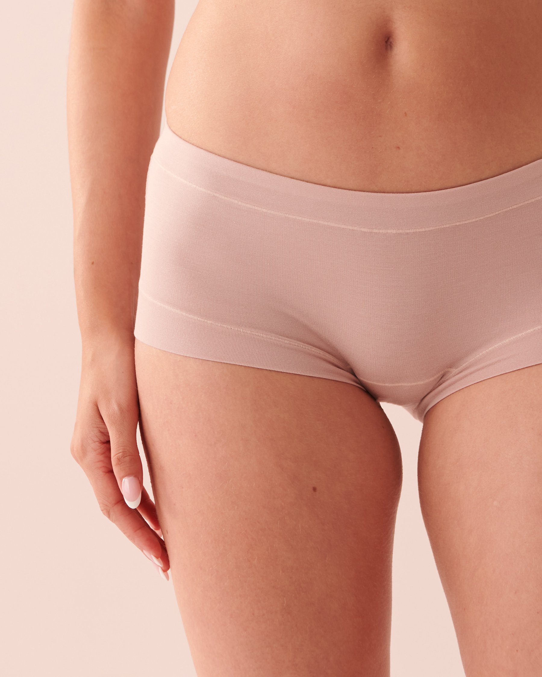 LA VIE EN ROSE 5-Pack Modal Boyleg Panty Black/Shadow Grey 20200450 - View2
