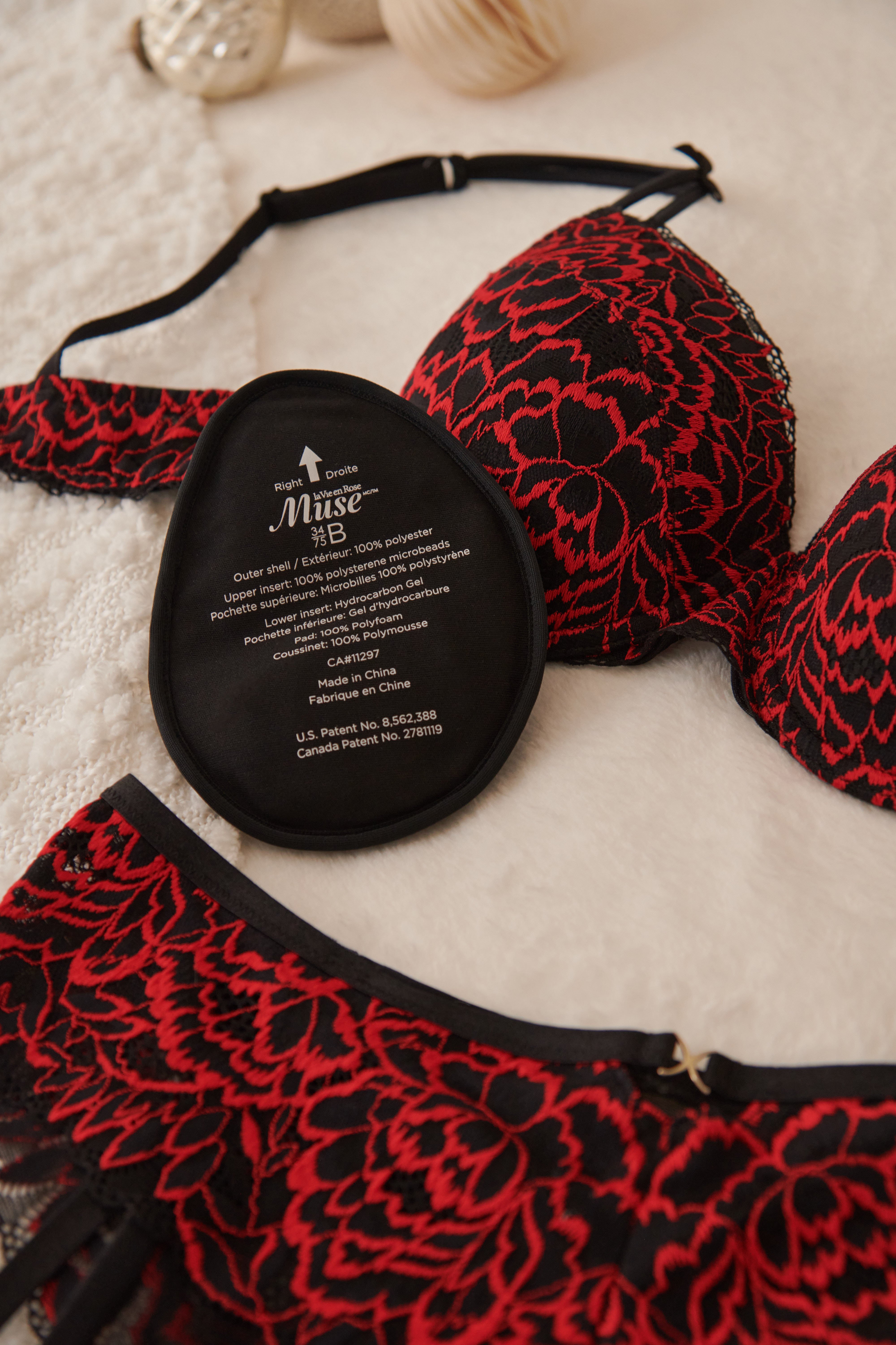 LA VIE EN ROSE Lightly Lined Mastectomy Bra Candy red 10200220 - View2